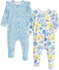 Yoofoss Baby Sleepers Baby Girl Clothes 100% Organic Cotton Pajamas by YOOFOSS