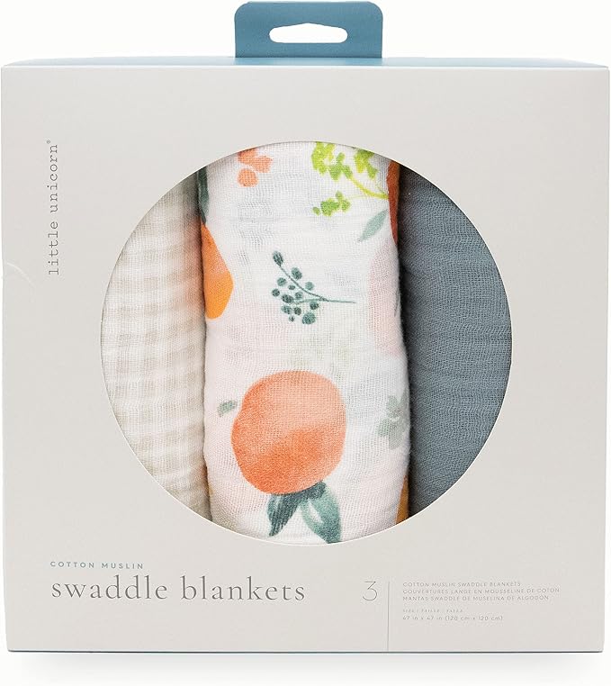Little Unicorn Muslin Swaddle Blanket - Image 6