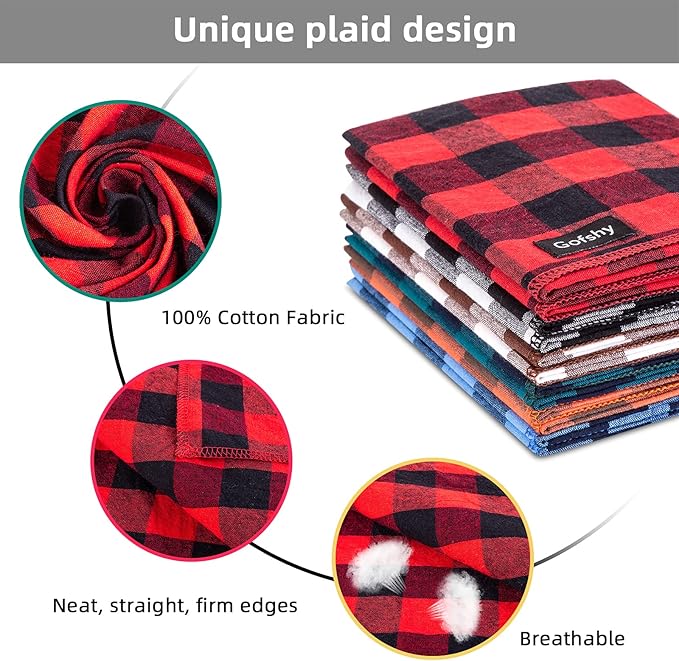 Fall Dog Bandana Large Cotton - Image 3
