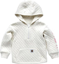 Carhartt girls Long-sleeve Half-zip Hooded Sweatshirt by Carhartt