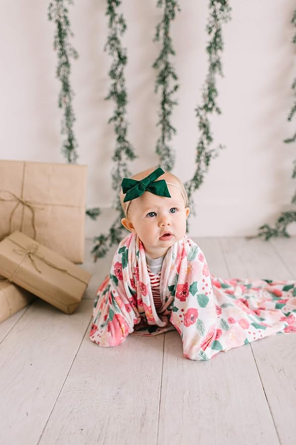 Copper Pearl Swaddle Blankets for Newborns | Soft Stretchy Receiving Blankets - Image 6