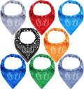 Jiuguva 8 Pack Adult Bandana Bibs by Jiuguva