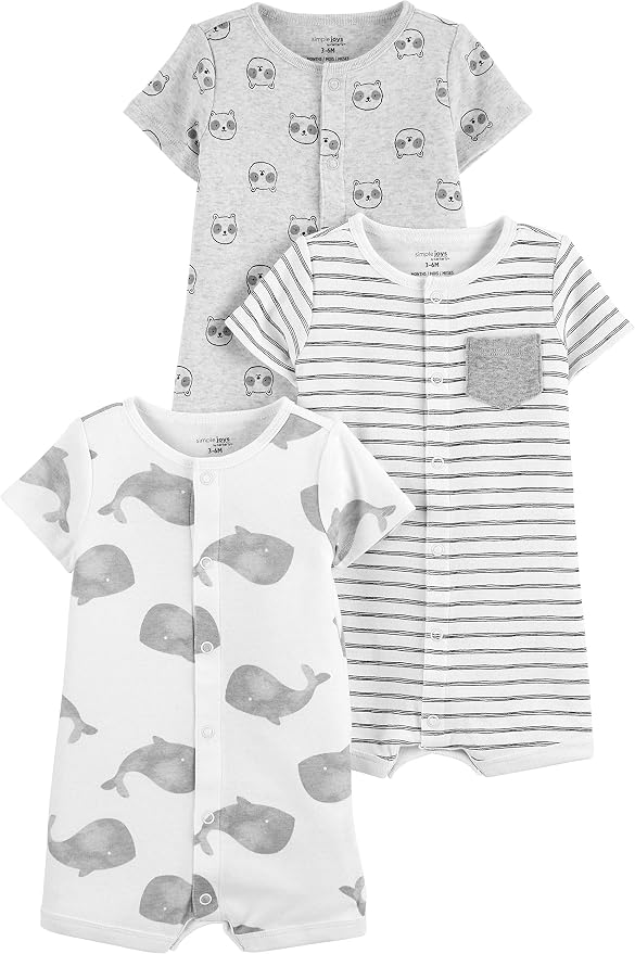 Simple Joys by Carter's Baby 3-Pack Snap-up Rompers by SimpleJoysbyCarters