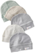 Charlie 5-Pack Caps 100% Organic Cotton Beanie Hats | GOTS certified Organic by Butterblu