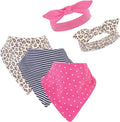 Hudson Baby Unisex Baby Cotton Bib and Headband Set by HudsonBaby