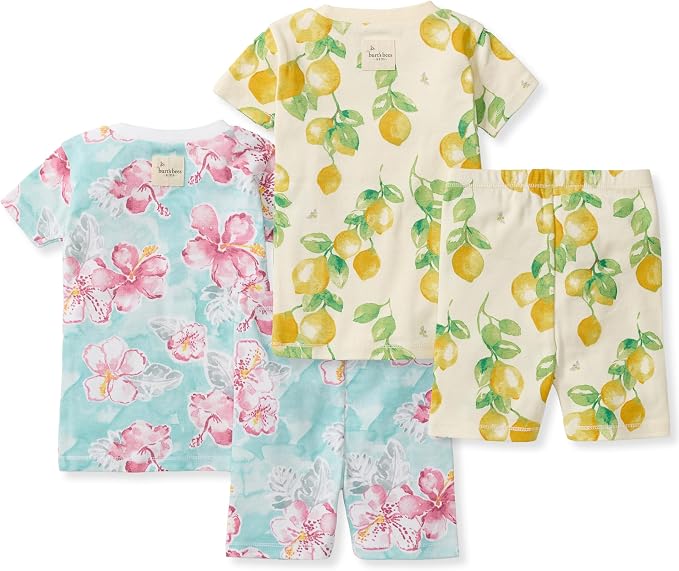 Burt's Bees Baby Unisex Organic Cotton Short Sleeve & Shorts PJ Set, 2-PC | - Image 2