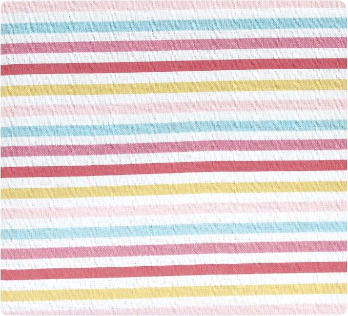 Hudson Baby Unisex Baby Cotton Flannel Receiving Blankets Bundle, Modern Rainbow - Image 5