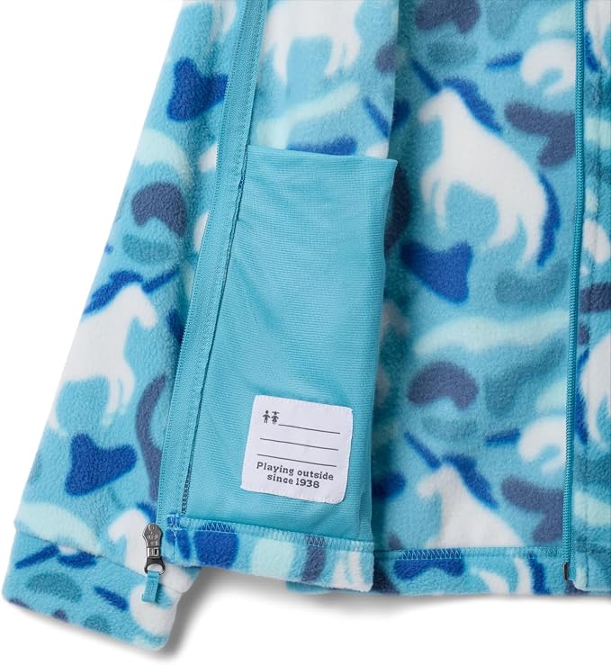 Columbia Youth Girls Benton Springs II Printed Fleece Jacket - Image 4