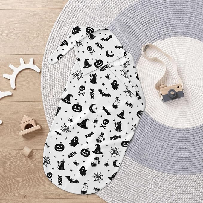 Goth Swaddle Blankets Soft Receiving Blanket Baby Swaddle Wrap - Image 6