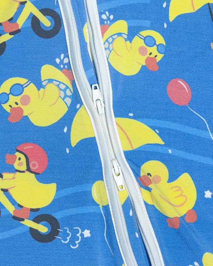 GUISBY Baby Footless Pajamas, Rayon of Bamboo, NB-2T | Rayon of bamboo softness - Image 5