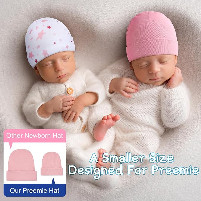 Newcotte 6 Preemie Hats - Image 4