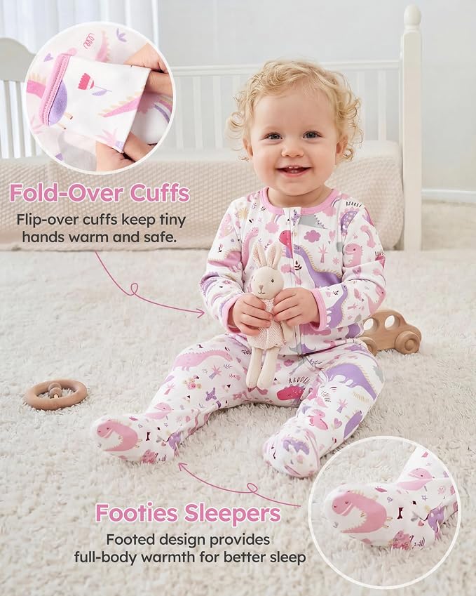 Baby Sleepers 100% Organic Cotton Pajamas - Image 5