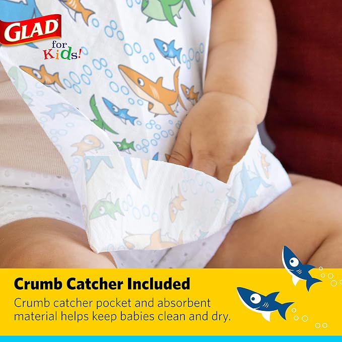 Glad for Kids Disposable Paper Bibs - Image 3