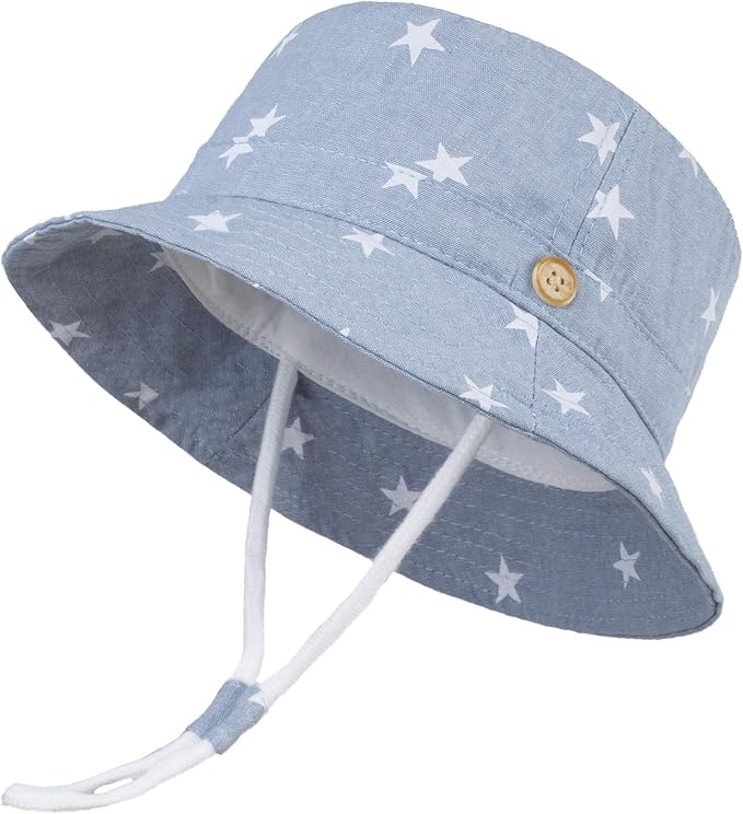 LANGZHEN Sun Protection Hat for Kids Toddler Boys Girls Wide Brim Summer by LANGZHEN