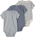 little planet by carter's Unisex Baby 3-pack Short Sleeve Bodysuits Made by LittlePlanet