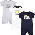 Hudson Baby Unisex Cotton Rompers by HudsonBaby