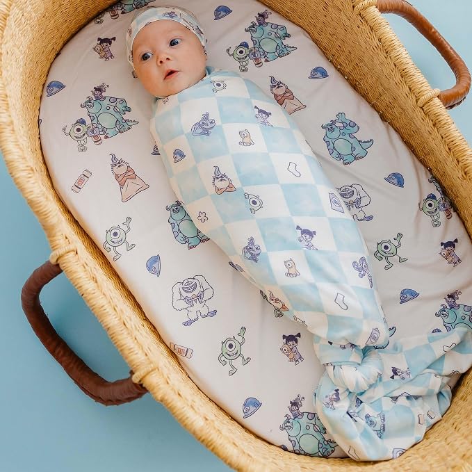 Copper Pearl Swaddle Blankets for Newborns | Soft Stretchy Receiving Blankets - Image 6