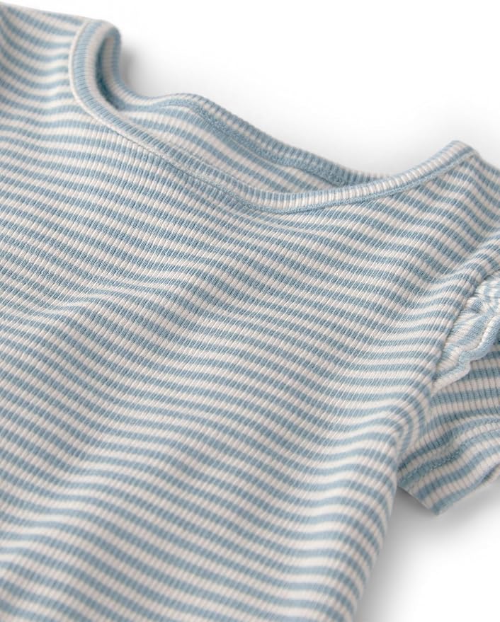 little planet by carter's Unisex Baby 3-pack Short Sleeve Bodysuits Made - Image 2