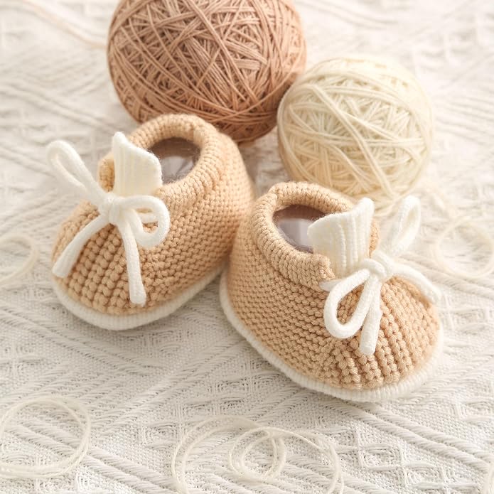 Baby Booties Infant Booties Knit Newborn Shoes - Image 2