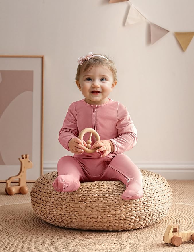 Yoofoss Viscose Bamboo Baby Pajamas Newborn Sleepers - Image 3