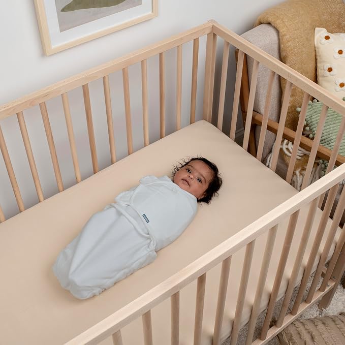 SwaddleMe by Ingenuity All Season Baby Swaddle, 2 Quick Flip Layers to Change - Image 2