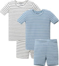 AVAUMA Stripe Pattern Baby Boys Girls Pajama Set Kids Toddler Snug fit Ribbed by AVAUMA