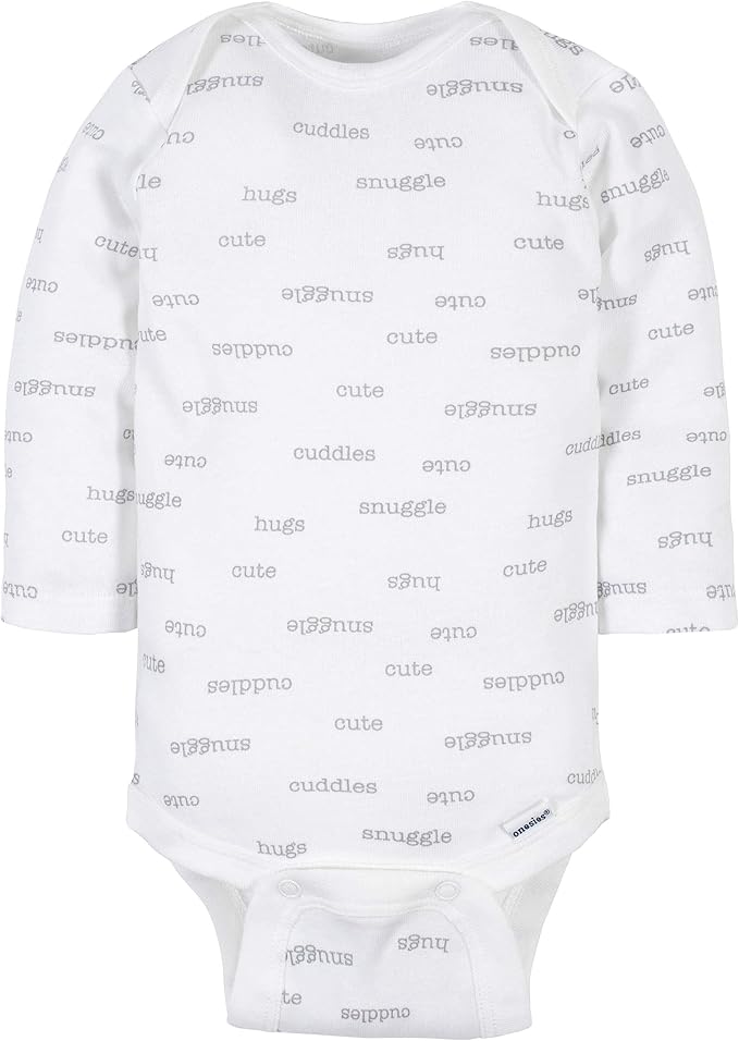 Gerber Baby 6 Pack Long-sleeve Onesies Bodysuit - Image 6