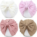 Cinaci 4 Pieces Baby Girls Turban Hats by Cinaci