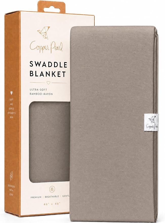 Copper Pearl Swaddle Blankets for Newborns | Soft Stretchy Receiving Blankets by CopperPearl
