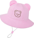 Baby Sun Hat with Bear Ear for Boys Girls, Cute Toddler Summer Bucket Hats by Unknown