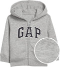 GAP Baby Boys' Playtime Favorites Logo Full Zip Hoodie Hooded Sweatshirt by GAP