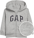 GAP Baby Boys' Playtime Favorites Logo Full Zip Hoodie Hooded Sweatshirt by GAP