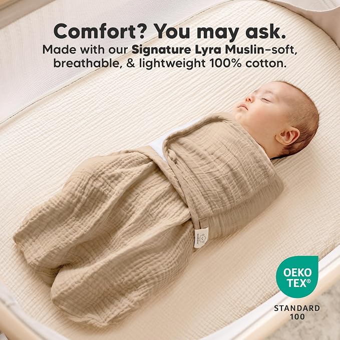 KeaBabies Muslin Baby Swaddles for Newborns, 100% Cotton | Organic Cotton - Image 4