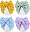 Cinaci 4 Pieces Baby Girls Turban Hats by Cinaci