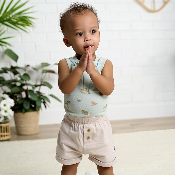 Gerber Baby Boys Multi-Pack Sleeveless Onesies Bodysuit - Image 3