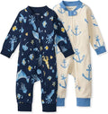 Burt's Bees Baby Unisex Sleep and Play Pajama, Footless One-Piece Zipper PJ | by BurtsBeesBaby