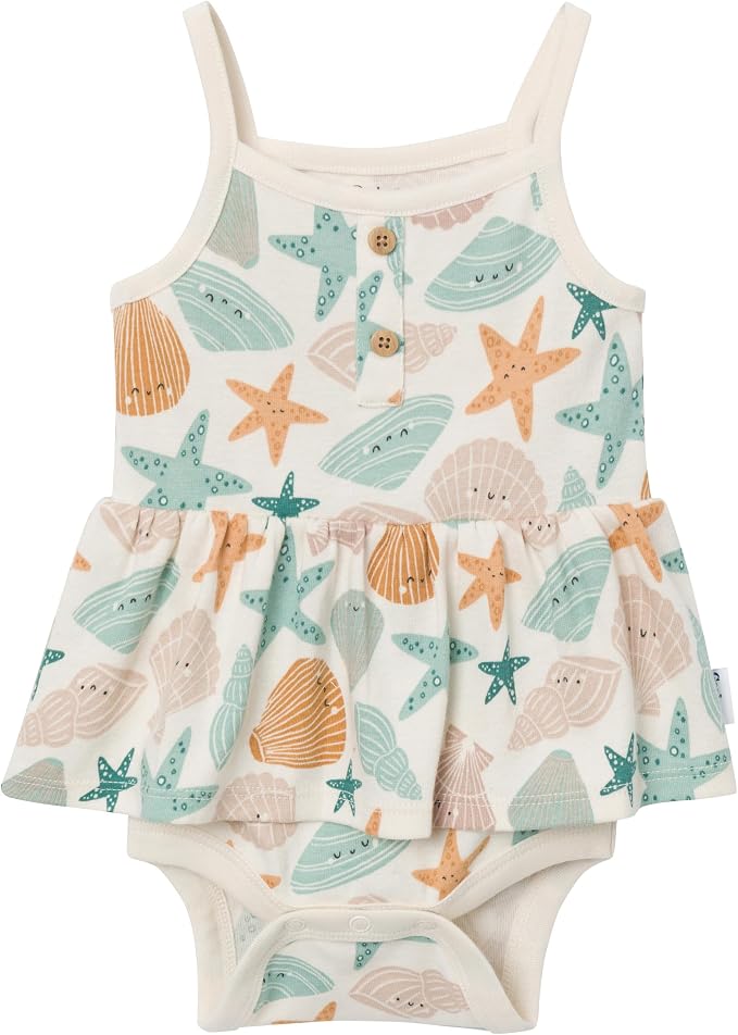 Gerber Baby Girls Multi-Pack Sleeveless Onesies Bodysuit - Image 6