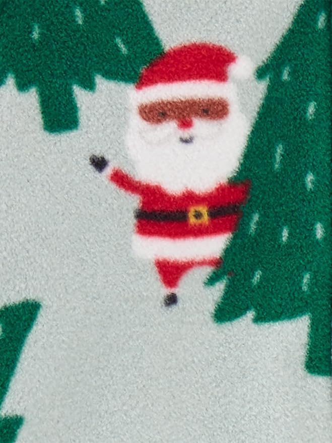 Simple Joys by Carter's Baby In 2pk Fleece Snp Santa Trees - Image 3