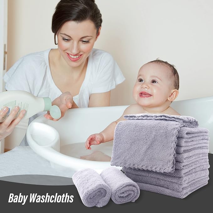 Sunny zzzZZ Ultra Soft 24 Pack Baby Washcloths - Image 5