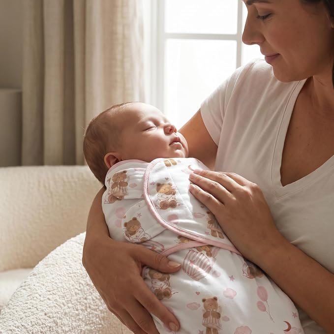 GLLQUEN BABY Swaddles for Newborns 0-3 Months, Adjustable & Easy Fastener | - Image 2