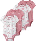 Baby Bodysuits Newborn 100% Cotton, Soft Short Sleeve Toddler Infant Cute Body by FIEMOL