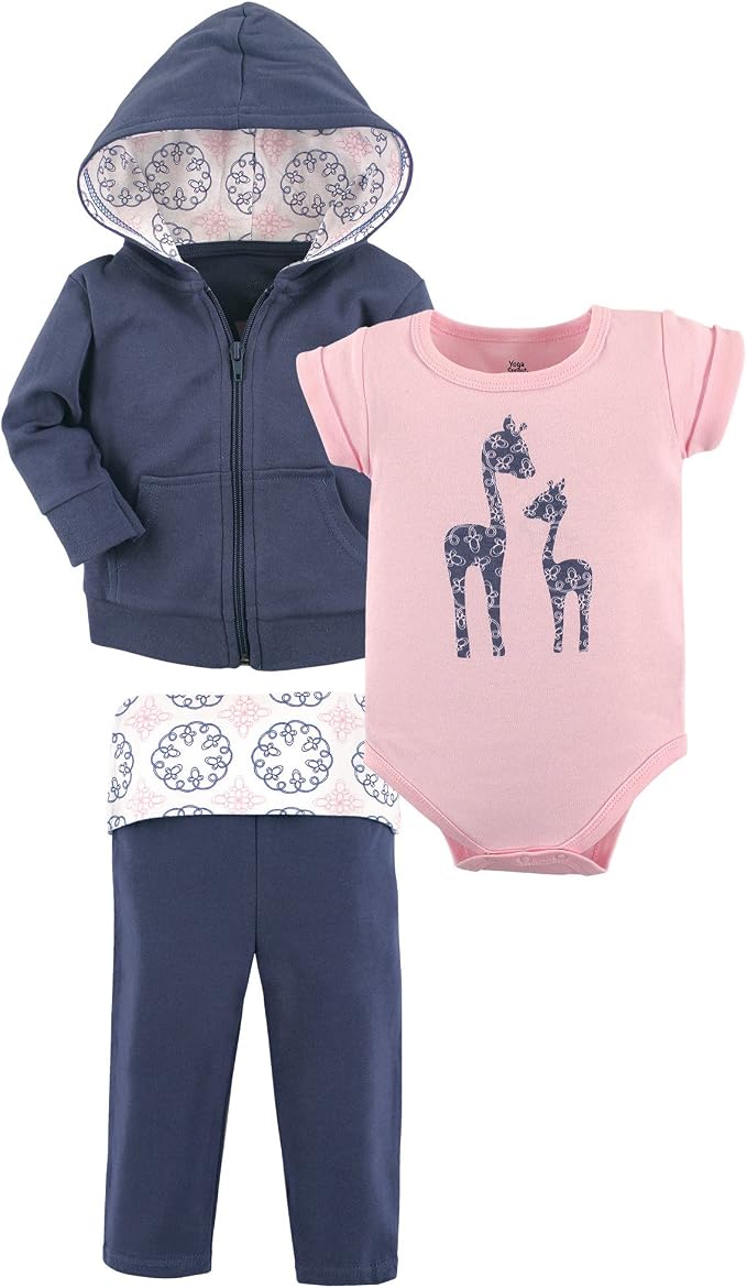 Yoga Sprout Bodysuit, and Track Jacket Set - Image 2