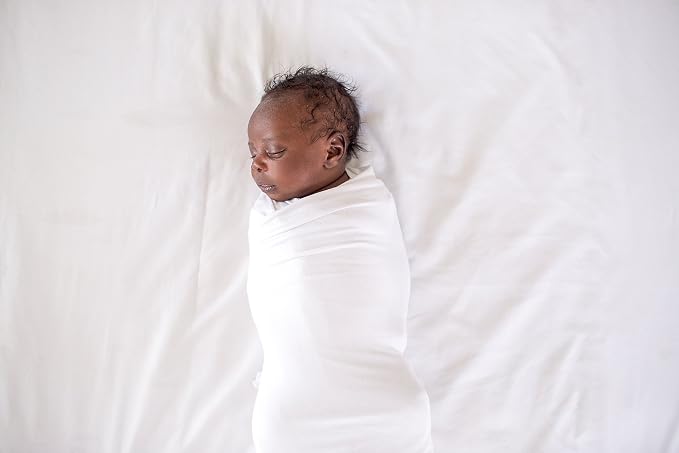 Copper Pearl Swaddle Blankets for Newborns | Soft Stretchy Receiving Blankets - Image 4