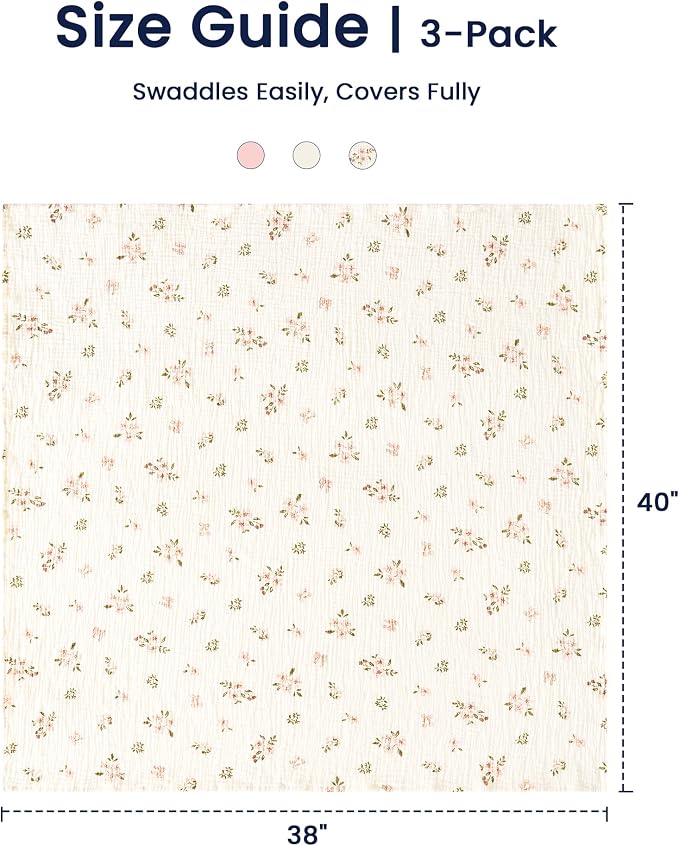 EXQ Home Muslin Swaddle Blankets - Image 6