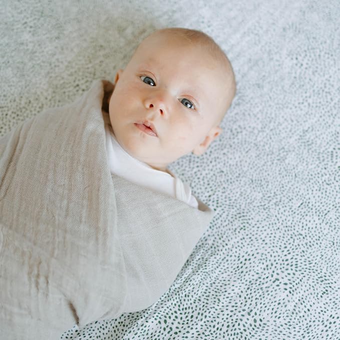 Little Unicorn Premium Cotton Swaddle Baby Blanket | Breathable Fabric | - Image 8