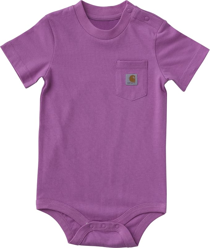 Carhartt Unisex Baby, Short-sleeve Bodysuit Pocket T-shirt | Cotton Jersey | by Carhartt