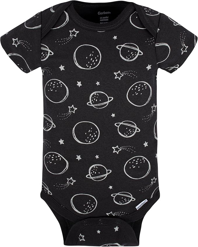 Gerber Baby Boys' 5-pack Variety Onesies Bodysuits - Image 4