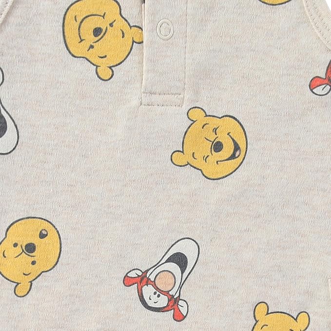 Disney Cars Pooh Mickey Stitch Baby Boys 2 Pack Romper - Image 4
