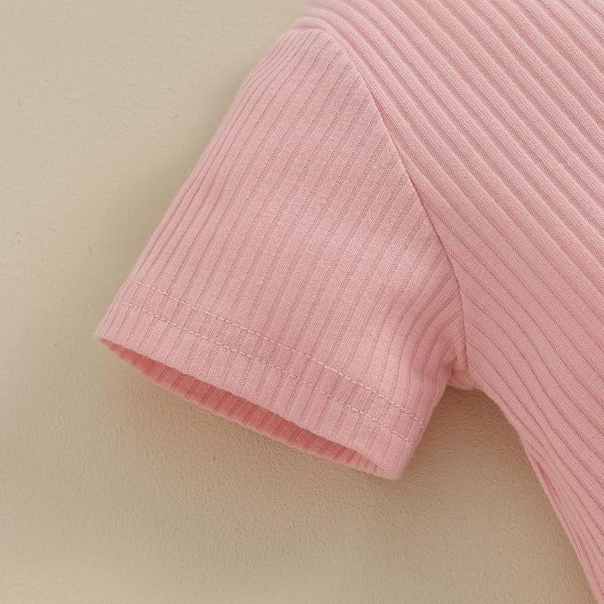 Newborn Baby Boy Girl Romper Easter Outfits Bunny Ear Hoodie Button Onesie - Image 6