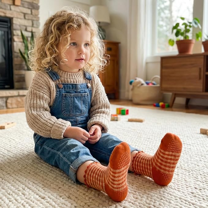 HONGTEYA 6 Pairs Toddler Ruffle Socks - Image 2